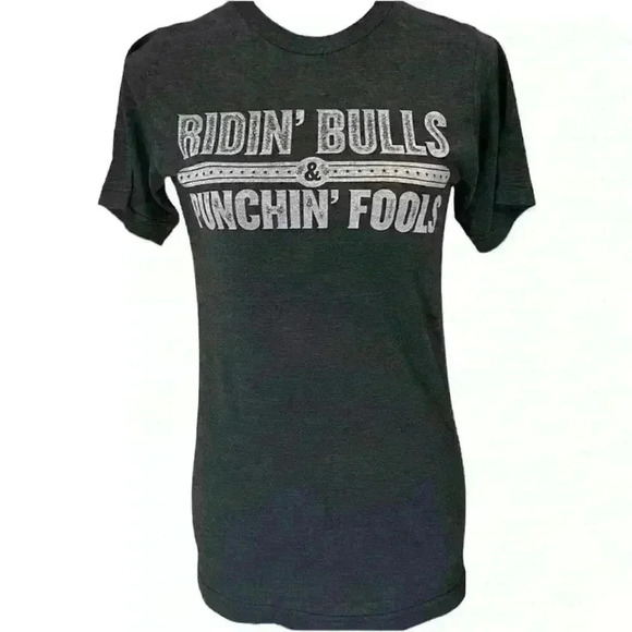 Tops - Ridin’ Bulls and Punching Fools t shirt size small